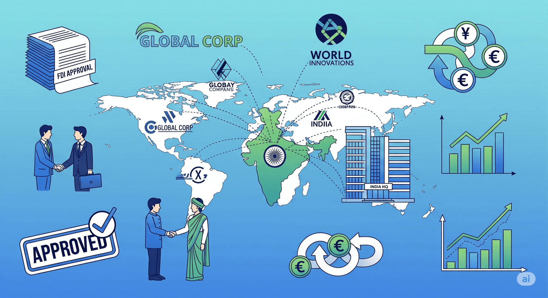 Foreign company registration in India complete guide with FDI compliance and business setup